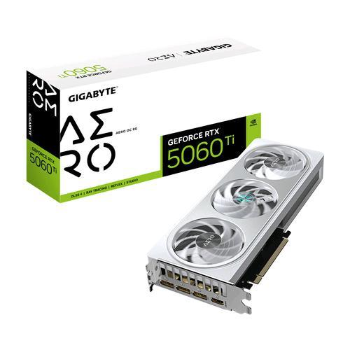 GIGABYTE GEFORCE RTX 5060 TI AERO OC 8G SCHEDA GRAFICA – 8GB GDDR7 BLACKWELL DLSS 4 TRIPLE FAN PCI Express x8 5.0